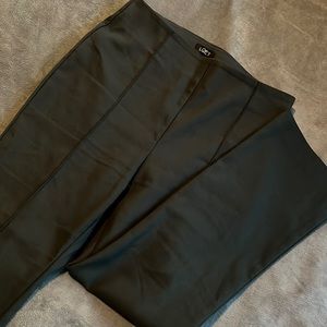 Loft dark green wok pants